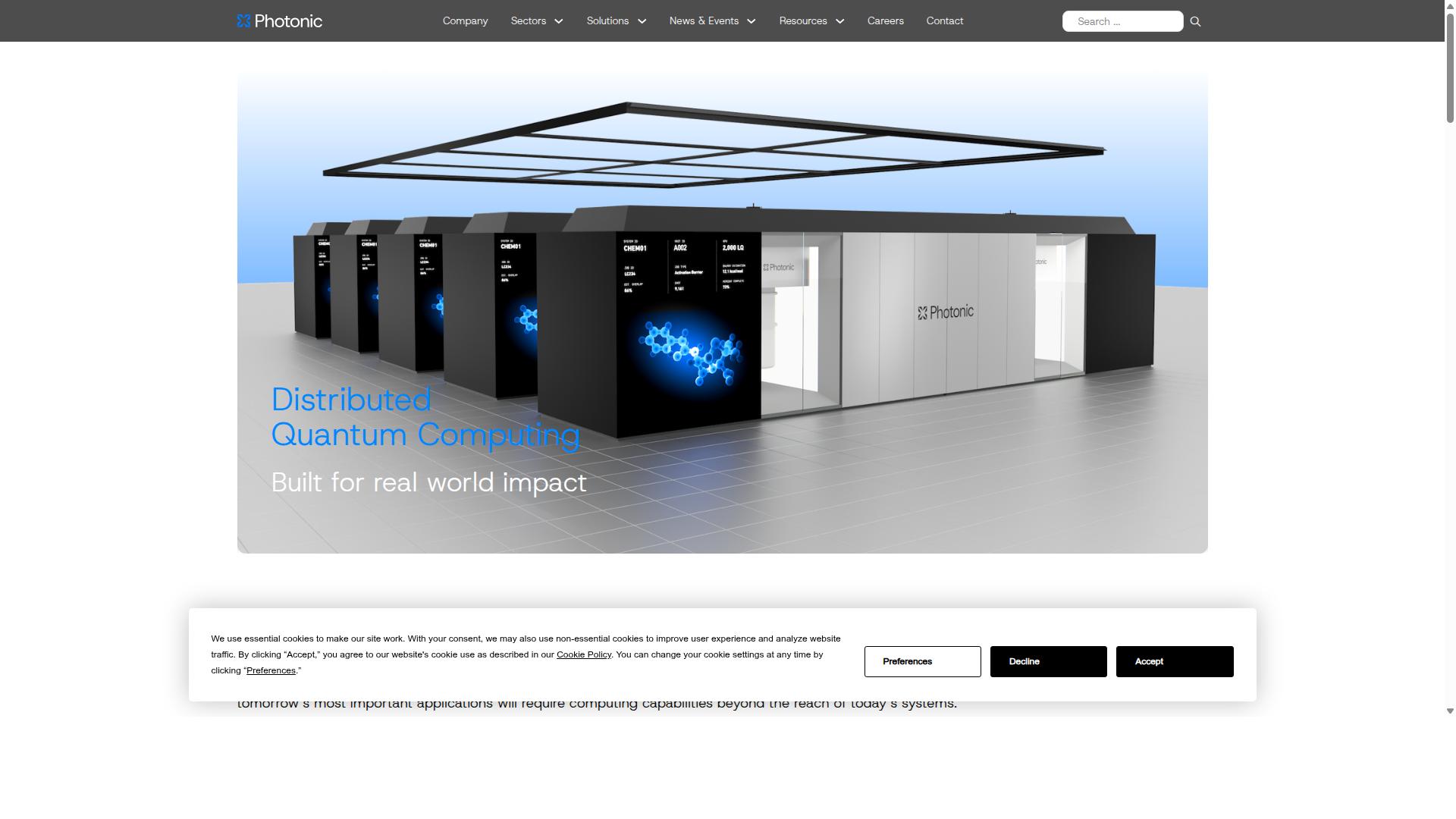 Photonic Inc. website