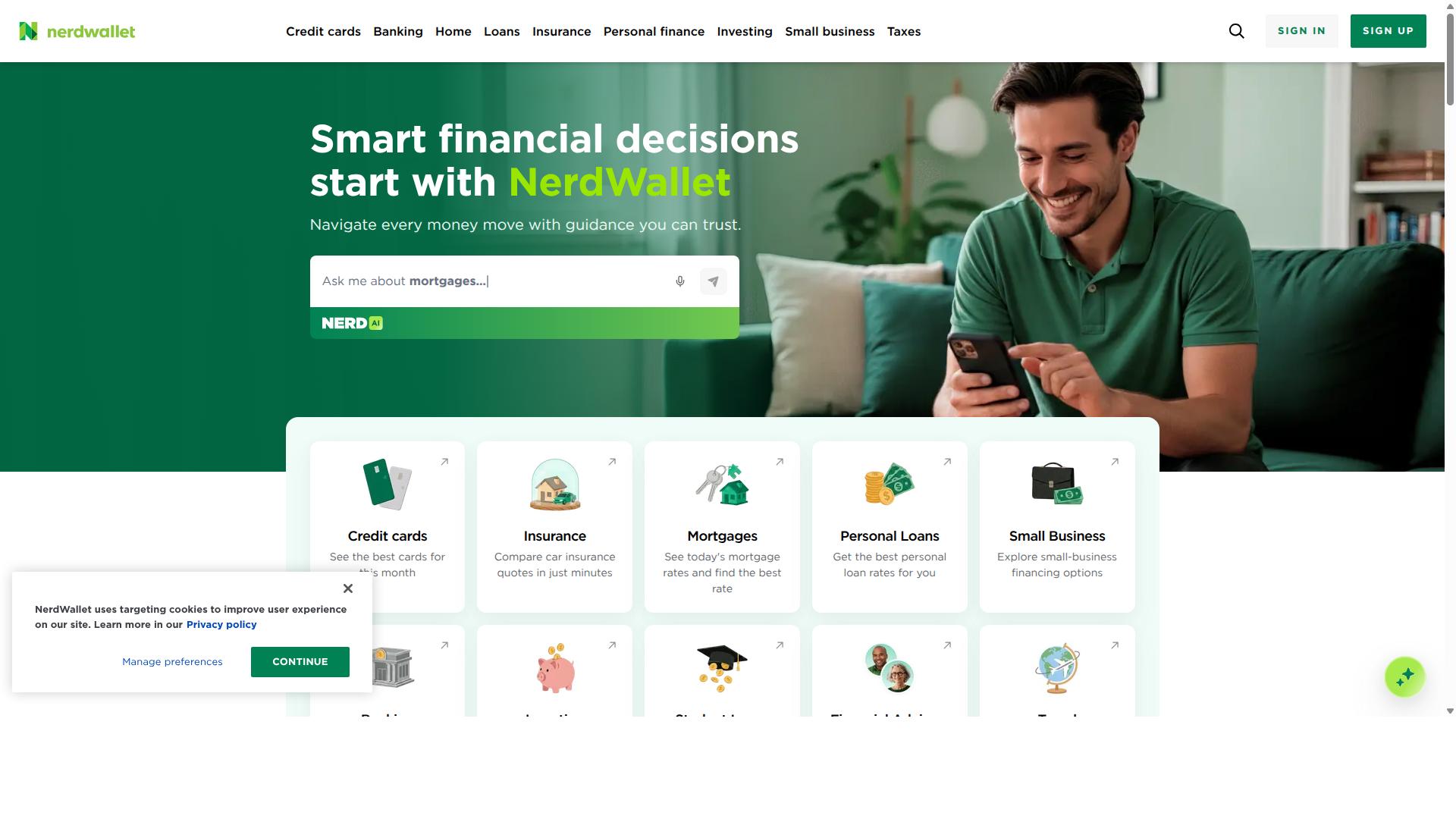 NerdWallet website
